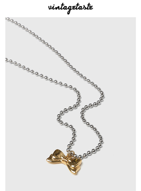 精致公主风金银双色项链