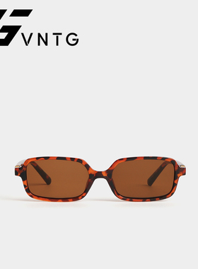 VNTG墨镜方形缪系ins风海莉同款彩色秋冬美拉德色系uv400太阳眼镜