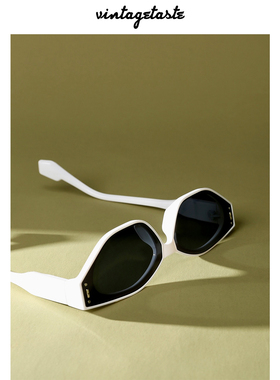 多边形防晒中性大框墨镜太阳眼镜