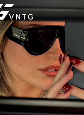 VNTG墨镜TF老钱风大框时髦显脸小防紫外线ins博主同款太阳眼镜