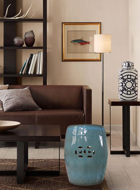 景德镇高温颜色釉仿古风落地摆件