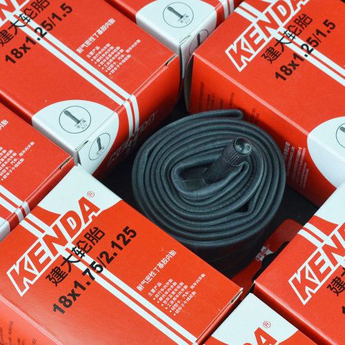 盒装Kenda建大 18*1.25/1.5 1.75 2.125 18寸 美嘴法嘴折叠车内胎 - 图3