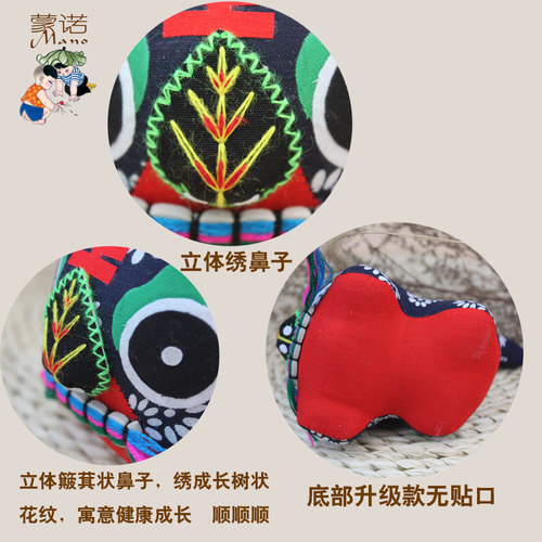 端午节纯手工布老虎中国特色礼品摆件送老外民间工艺品出国礼品 - 图1