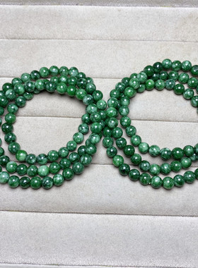 清仓干青圆珠手链女三圈手串多层