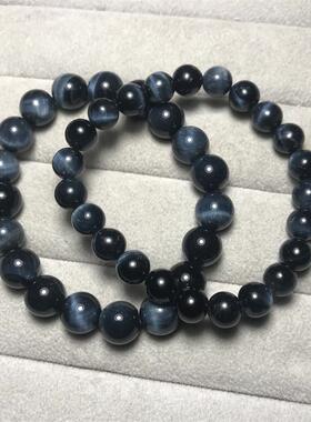 天然蓝虎眼石手链手串无优化时尚