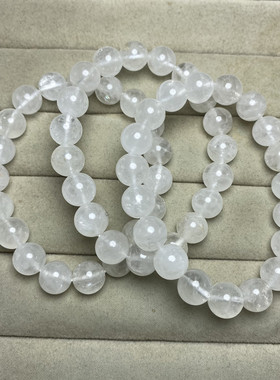 天然白幽灵手链男女异象水晶手串