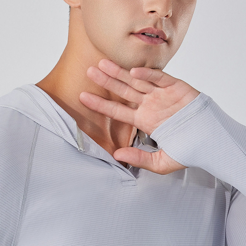 秋季跑步长袖T恤连帽男女同款薄款健身训练服户外运动速干上衣,淘宝优惠券,粉丝福利购,淘宝优惠卷