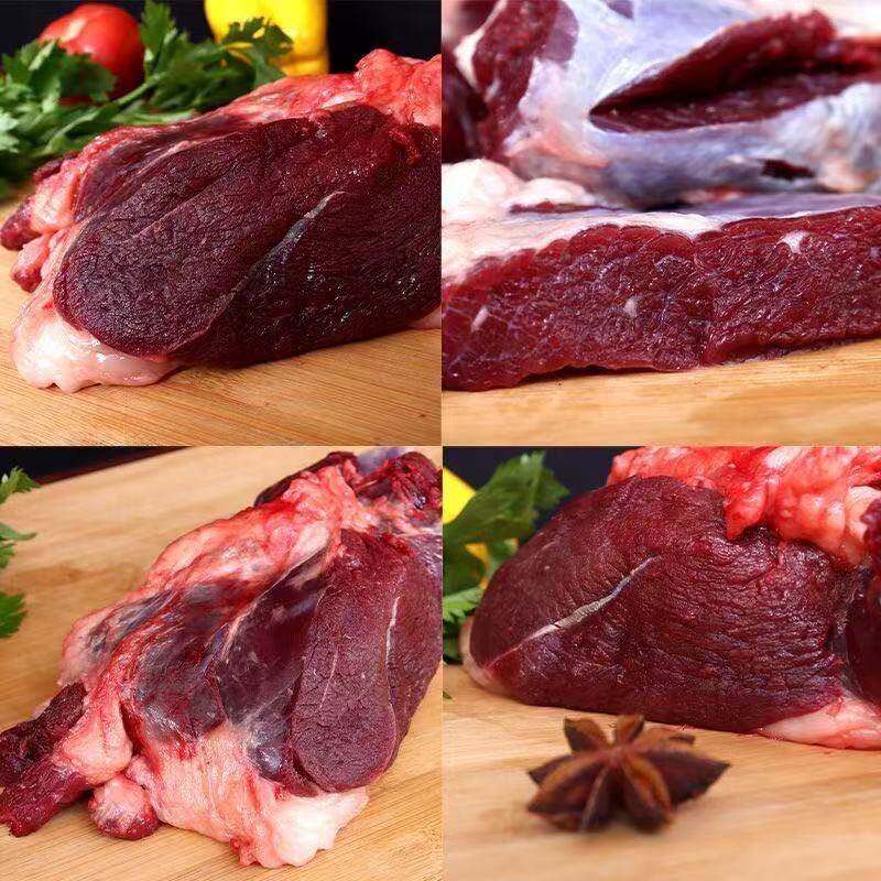 河北特产驴叔正宗农家散养不带皮生马肉新鲜现杀5斤火烧顺丰包邮