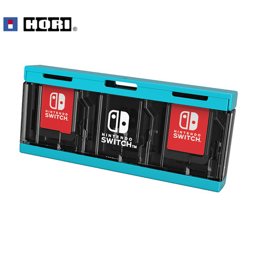 新亚电玩 日本HORI原装SWITCH游戏卡收纳盒6枚一键弹出式卡盒 - 图2