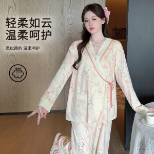 59！新中式月子服秋冬季产后纯棉加厚