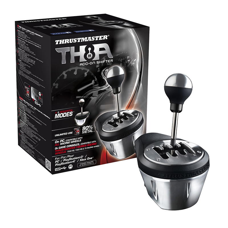 包邮现货THRUSTMASTER TH8A手动7挡变速箱手刹 搭配TX/T300/T500 - 图0