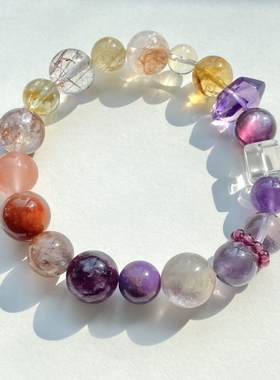 红玛瑙水晶多宝原创九紫离火好运