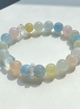 闪灵能量摩根石手串甜美糖果