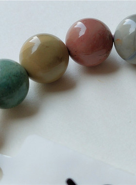 天然阿拉善玛瑙手串奶昔奶冻