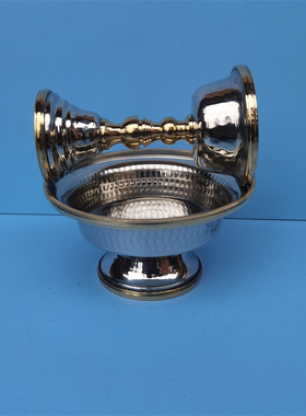 护法杯尼泊尔手工纯铜家用佛堂