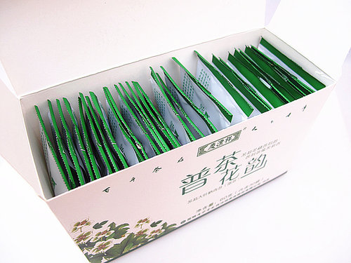 七彩云南庆丰祥普洱茶 普茶花韵 茉莉花茶叶60g大叶种散茶30袋*2g - 图1