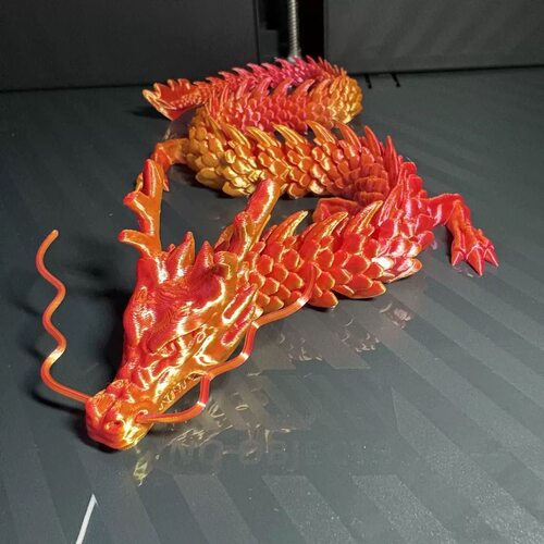100cm一米超大中国龙摆件仿真关节可活动创意爆款3D打印玩具摆摊 - 图2