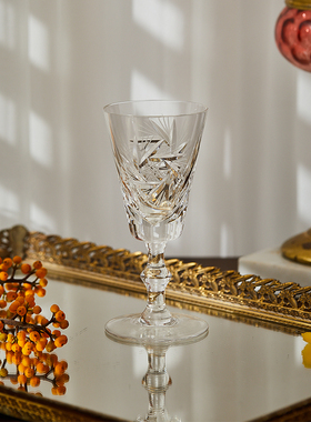 酒杯ins宫廷风精致复古水晶摆件