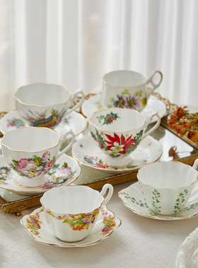 咖啡杯ins田园风高颜值欧式奢华