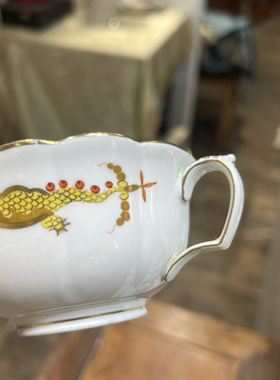 梅森陶瓷手绘奢华一杯一碟