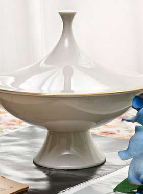 带盖储物罐ins简约风复古