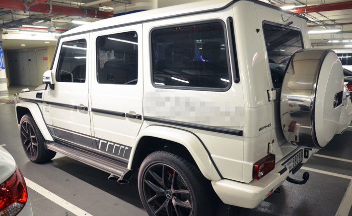 适用于奔驰G500改装车贴拉花W463 侧裙贴AMG G63贴纸G55G级装饰 - 图2