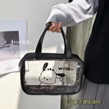 Вместительная и большая милая портативная сумка через плечо с разделителями, сумка для хранения для путешествий, водонепроницаемая косметичка