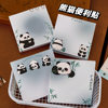 Cartoon panda post-it notes for students to stick to for good looks
