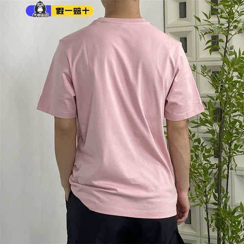 Adidas/阿迪达斯 Летняя хлопковая спортивная футболка, короткий рукав, для влюбленных