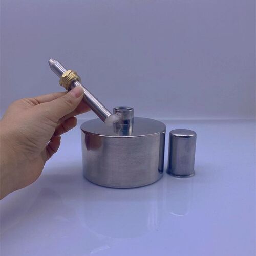 不锈钢酒精灯家用 艾灸 煮茶200ml/400ml加厚螺口防爆防漏送灯芯 - 图1