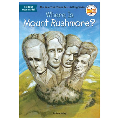 拉什莫尔山在哪里 Where Is Mount Rushmore 英文原版 Nico Medina 总统山在哪里 进口英语书籍WhoWas/WhatWas/WhereIs/whois系列 - 图2