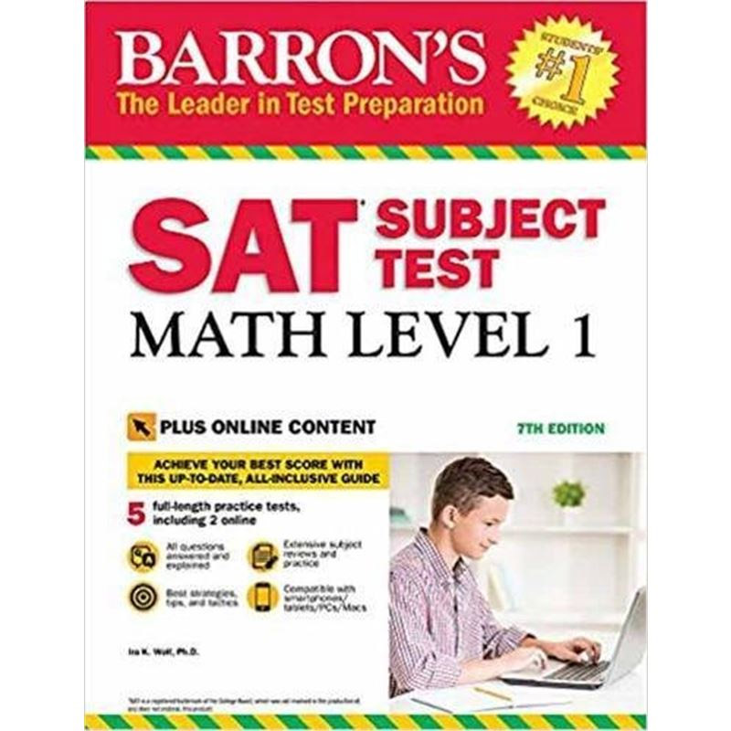 SAT SUBJECT TEST MATH L  SAT学科考试数学L   进口书籍书本 纯全英文版正版原著进口原版英语书籍 - 图2