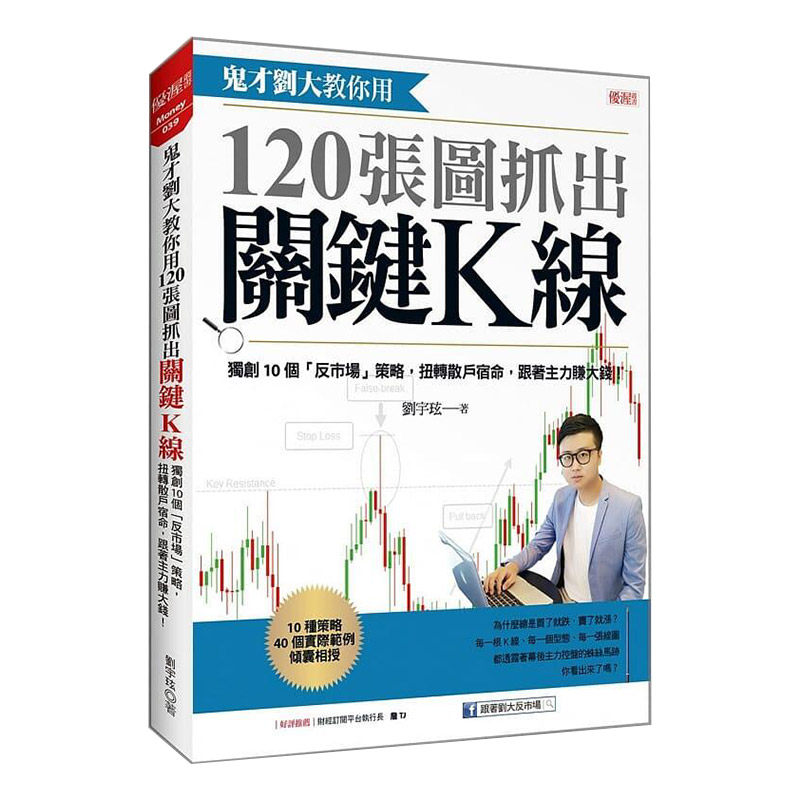 【中图台版】鬼才刘大教你用 120张图抓出关键k线:独创10个「反市场」策略,扭转散户宿命,跟着主力赚大钱!