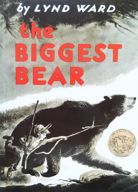 现货绘本 最大的熊 the biggest bear 英文 林德瓦尔德 lyndward 凯迪克金奖 汪培珽第3阶段书单推荐 儿童英语启蒙 原版英语书籍 - 图0