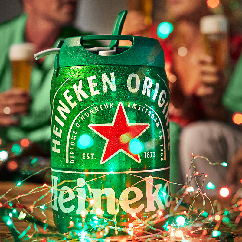 Heineken/喜力啤酒 铁金刚5L*1铁桶装 官方正品【7月31日到期】