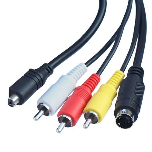数据线 适用于SONY索尼摄像机半圆形 VMC-15FS 连接线 AV 视频 - 图0
