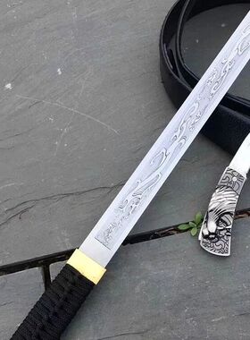 不锈钢皮带剑360度弯曲腰带剑软剑太极剑 未开刃