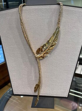 西班牙轻奢手工羽毛项链