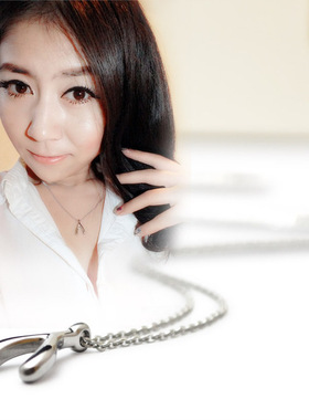 韩剧风如愿骨钛钢项链承者们同款