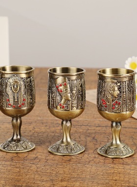 欧式复古酒杯小号高脚杯小酒盅