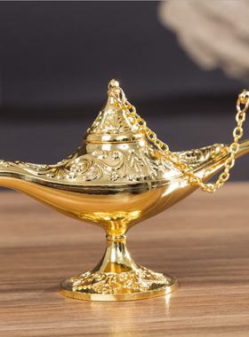 迷你阿拉丁神灯合金祝福欧式家居