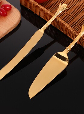 简约轻奢风锌合金刀铲套装装饰品