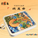 Juyuanzhai Tokka Tíbet Regong pintado a mano Pigmento Tibetano Portable Thangka Verde Tara Colgante
