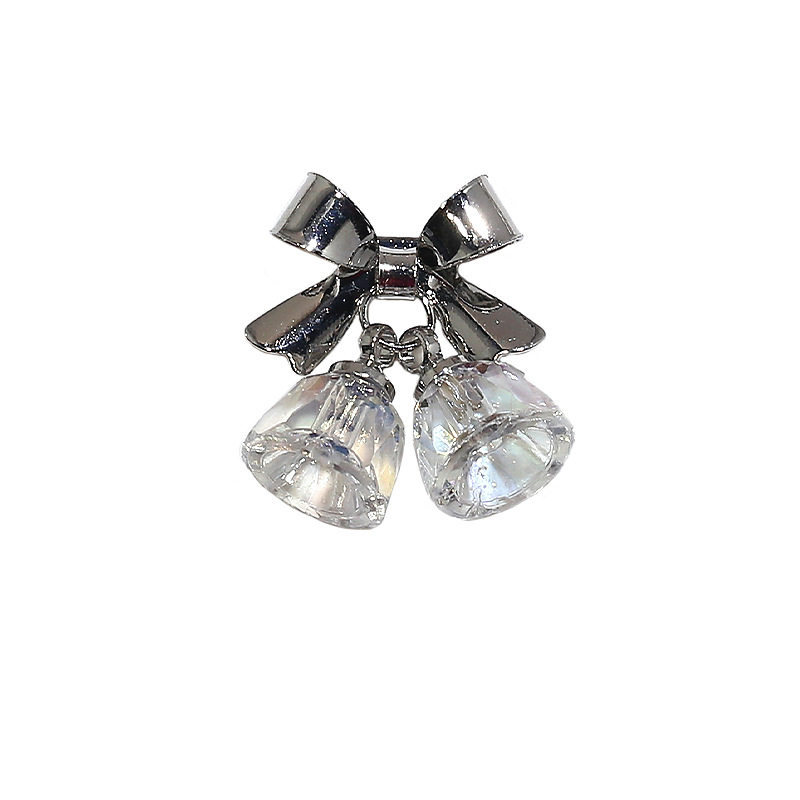 圣诞节雪花铃铛蝴蝶结锆石美甲饰品2026新款轻奢合金钻石指甲饰品,淘宝优惠券,粉丝福利购,淘宝优惠卷