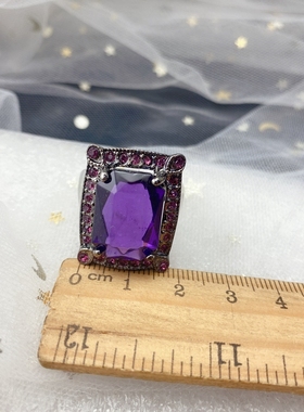 石头弹力戒指百搭简约时尚气质