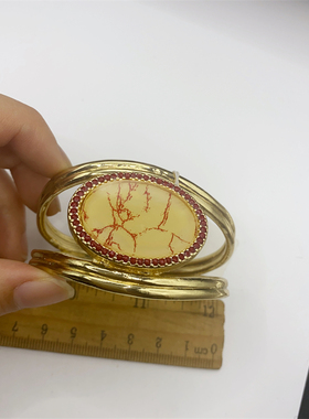 欧美女合金大气简约百搭流行