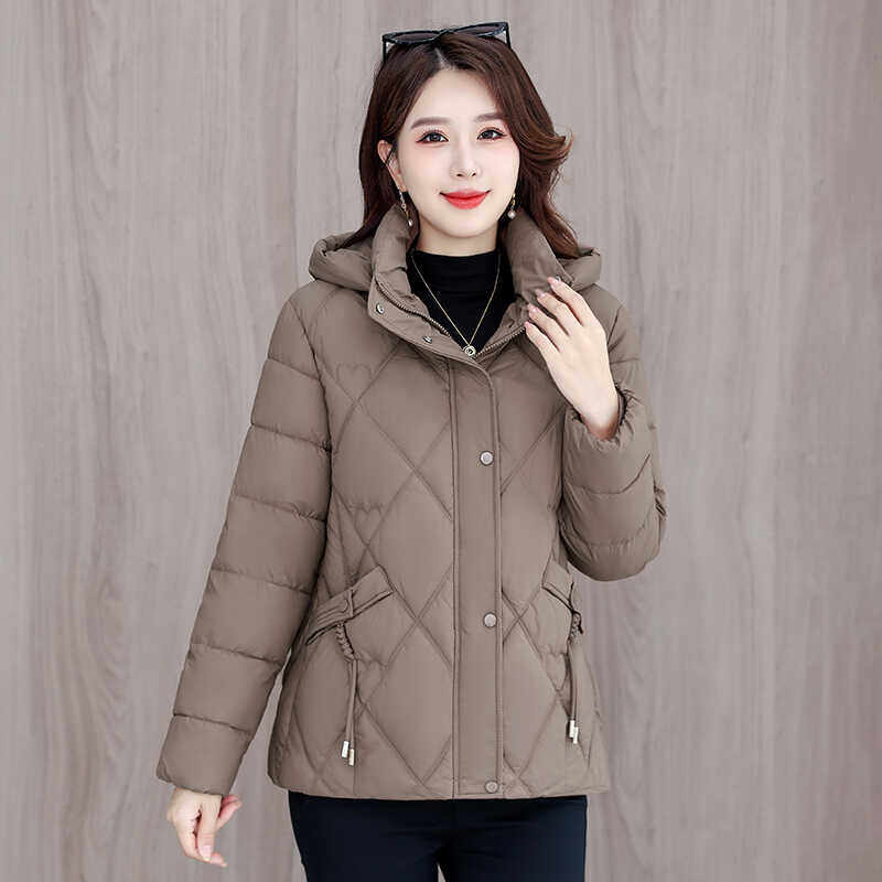 中年妈妈冬装羽绒棉服女短款外套洋气中老年女秋冬季棉衣大码棉袄,淘宝优惠券,粉丝福利购,淘宝优惠卷