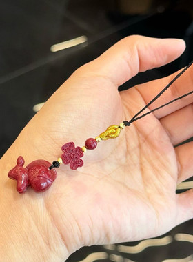 朱砂小马手机挂件礼物包挂钥匙扣