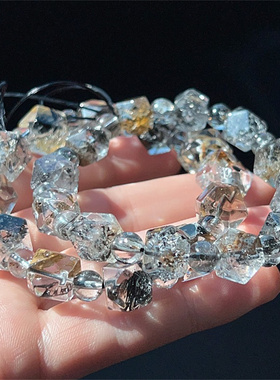 闪灵钻手链转运礼物赫尔八角黑沙