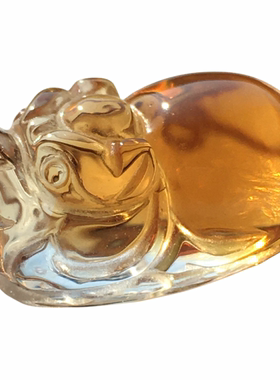 正品巴西黄水晶貔貅吊坠生日礼物